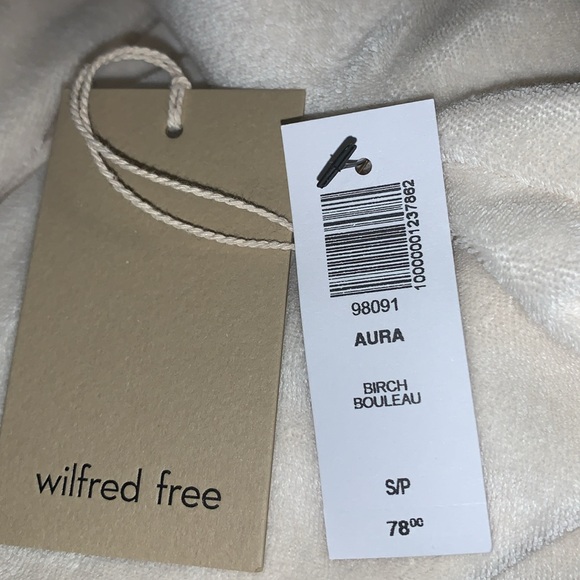 Aritzia Wilfred Free Aura Looped French Terry Hoodie Small - Picture 5 of 5